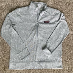 Vineyard Vines Cotton Shep Shirt - Gray Stripe - S